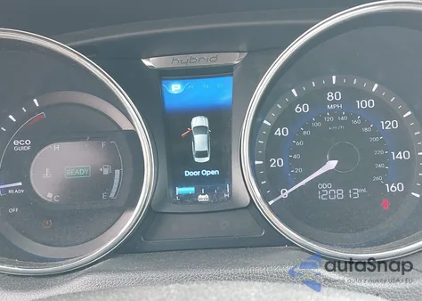 2013 Hyundai Sonata Hybrid Limited из США, поврежденный, VIN KMHEC4A40DA101296